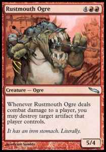 Rustmouth Ogre - Mirrodin (Uncommon) [MRD-103]