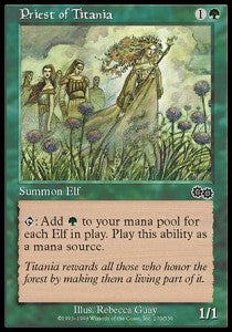 Priest of Titania - Urza's Saga (Common) [USG-270]