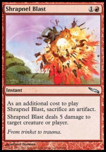 Shrapnel Blast - Mirrodin (Uncommon) [MRD-106]