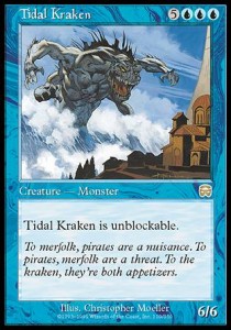 Tidal Kraken - Mercadian Masques (Rare) [MMQ-110]