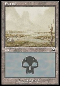 Swamp (V.2) - Mercadian Masques (Land) [MMQ-340]
