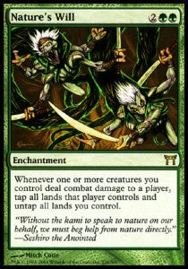 Nature's Will - Champions of Kamigawa (Rare) [CHK-230]
