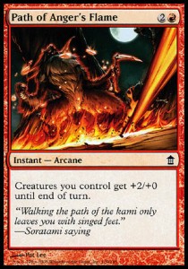 Path of Anger's Flame - Saviors of Kamigawa (Common) [SOK-109]