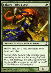 Sakura-Tribe Scout - Saviors of Kamigawa (Common) [SOK-144]