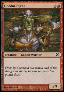 Goblin Piker - Tenth Edition (Common) [10E-209]