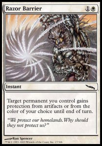 Razor Barrier - Mirrodin (Common) [MRD-17]