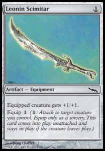 Leonin Scimitar - Mirrodin (Common) [MRD-193]