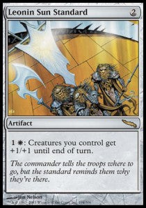 Leonin Sun Standard - Mirrodin (Rare) [MRD-194]