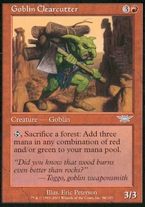 Goblin Clearcutter - Legions (Uncommon) [LGN-96]