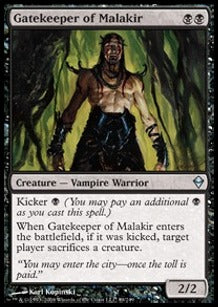 Gatekeeper of Malakir - Zendikar (Uncommon) [ZEN-89]