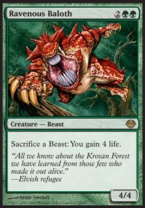 Ravenous Baloth - Duel Decks: Garruk vs. Liliana (Rare) [DDD-8]