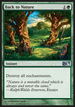 Back to Nature - Magic 2011 (Uncommon) [M11-164]
