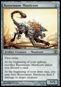 Razormane Masticore - Duel Decks: Elspeth vs. Tezzeret (Rare) [DDF-56]