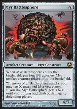 Myr Battlesphere - Scars of Mirrodin (Rare) [SOM-180]