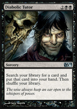 Diabolic Tutor - Magic 2012 (Uncommon) [M12-92]