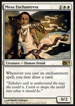Mesa Enchantress - Magic 2012 (Rare) [M12-25]