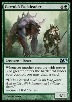 Garruk's Packleader - Magic 2013 (Uncommon) [M13-175]