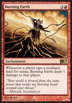 Burning Earth - Magic 2014 (Rare) [M14-130]