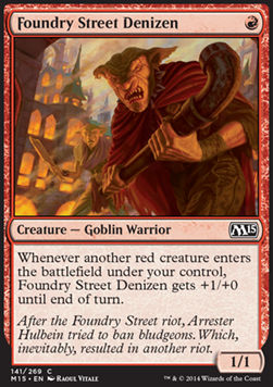 Foundry Street Denizen - Magic 2015 (Common) [M15-141]