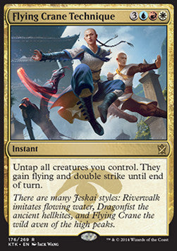 Flying Crane Technique - Khans of Tarkir (Rare) [KTK-176]