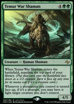 Temur War Shaman - Fate Reforged: Promos (Rare) [PFRF-142]