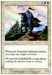 Seasoned Marshal - Seventh Edition (Uncommon) [7ED-40]