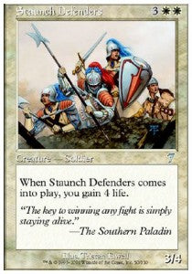 Staunch Defenders - Seventh Edition (Uncommon) [7ED-50]