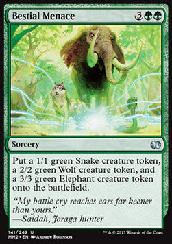 Bestial Menace - Modern Masters 2015 (Uncommon) [MM2-141]