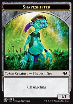 Shapeshifter Token - Commander 2015 (Token) [C15-T1]