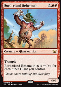 Borderland Behemoth - Commander 2015 (Rare) [C15-142]