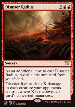 Disaster Radius - Commander 2015 (Rare) [C15-150]