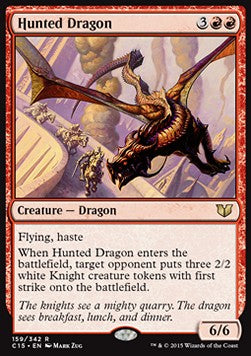 Hunted Dragon - Commander 2015 (Rare) [C15-159]