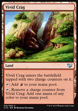 Vivid Crag - Commander 2015 (Uncommon) [C15-316]