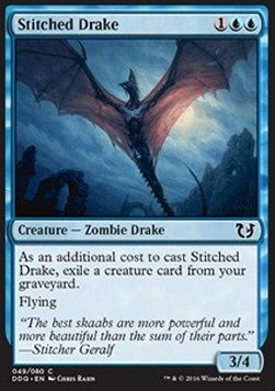 Stitched Drake - Duel Decks: Blessed vs. Cursed (Common) [DDQ-49]