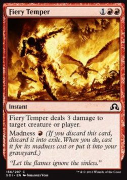 Fiery Temper - Shadows over Innistrad (Common) [SOI-156]
