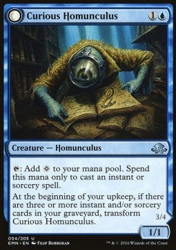 Curious Homunculus / Voracious Reader - Eldritch Moon (Uncommon) [EMN-54]