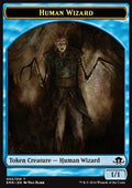 Human Wizard Token (Blue 1/1) - Eldritch Moon (Token) [EMN-T2]