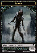 Zombie Token (Black 2/2) (V.3) - Eldritch Moon (Token) [EMN-T5]