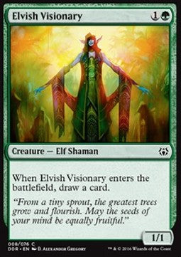Elvish Visionary - Duel Decks: Nissa vs. Ob Nixilis (Common) [DDR-8]