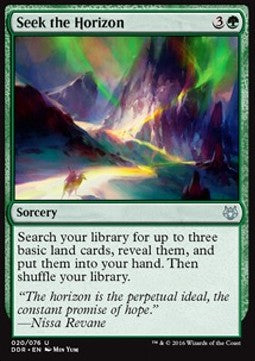 Seek the Horizon - Duel Decks: Nissa vs. Ob Nixilis (Uncommon) [DDR-20]