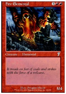 Fire Elemental - Seventh Edition (Uncommon) [7ED-183]