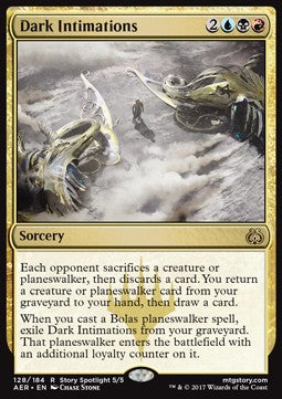 Dark Intimations - Aether Revolt (Rare) [AER-128]