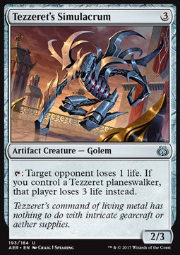 Tezzeret's Simulacrum - Aether Revolt (Uncommon) [AER-193]