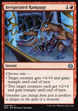 Invigorated Rampage - Aether Revolt (Uncommon) [AER-86]