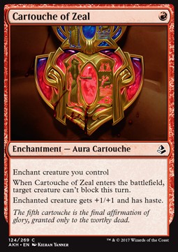 Cartouche of Zeal - Amonkhet (Common) [AKH-124]