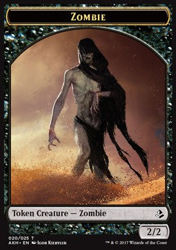 Zombie Token (Black 2/2) - Amonkhet (Token) [AKH-T20]
