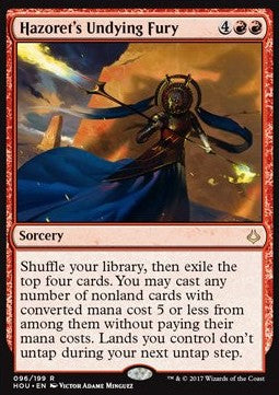 Hazoret's Undying Fury - Hour of Devastation (Rare) [HOU-96]