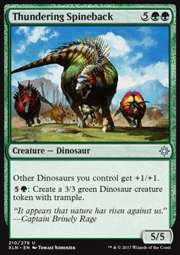 Thundering Spineback - Ixalan (Uncommon) [XLN-210]