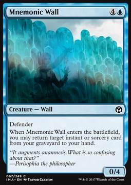Mnemonic Wall - Iconic Masters (Common) [IMA-67]