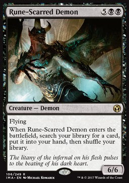 Rune-Scarred Demon - Iconic Masters (Rare) [IMA-106]